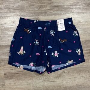 3/$10! NWT! Adorable puppy print women’s pajama shorts